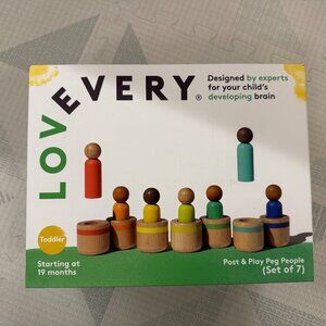 Lovevery Post & Play Peg People Baby Toy - 7ct x Target
